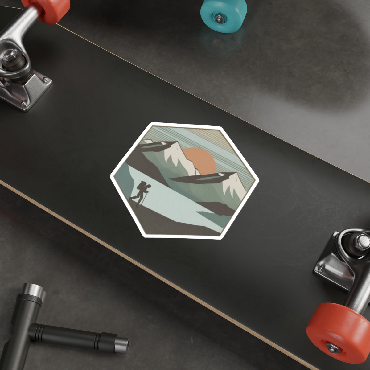 Horizon Hike Die-Cut Sticker