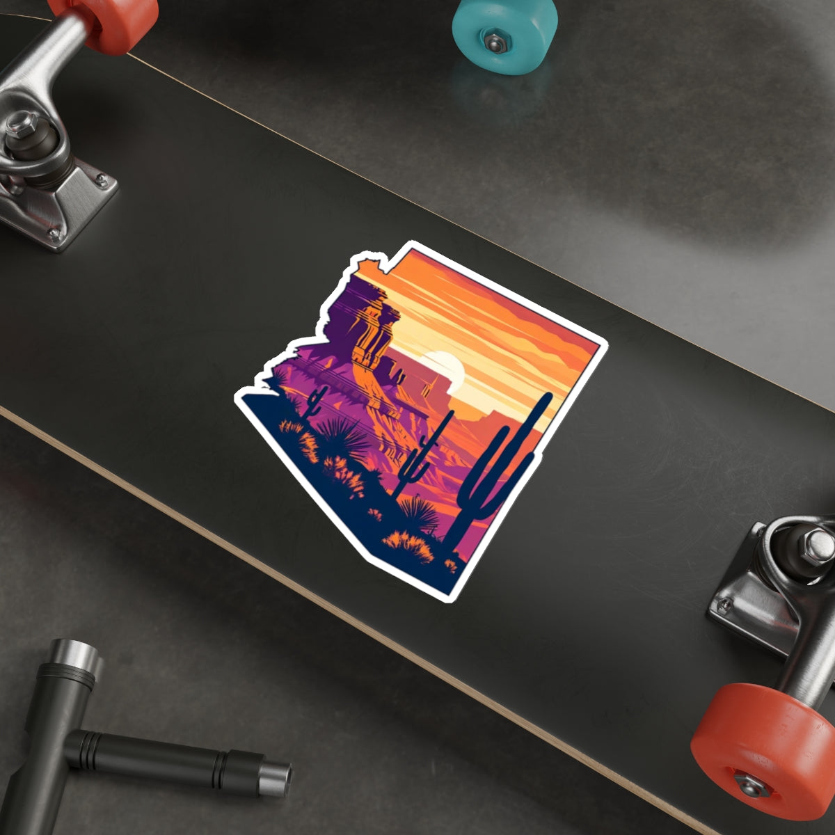 Desert Glow Die-Cut Sticker