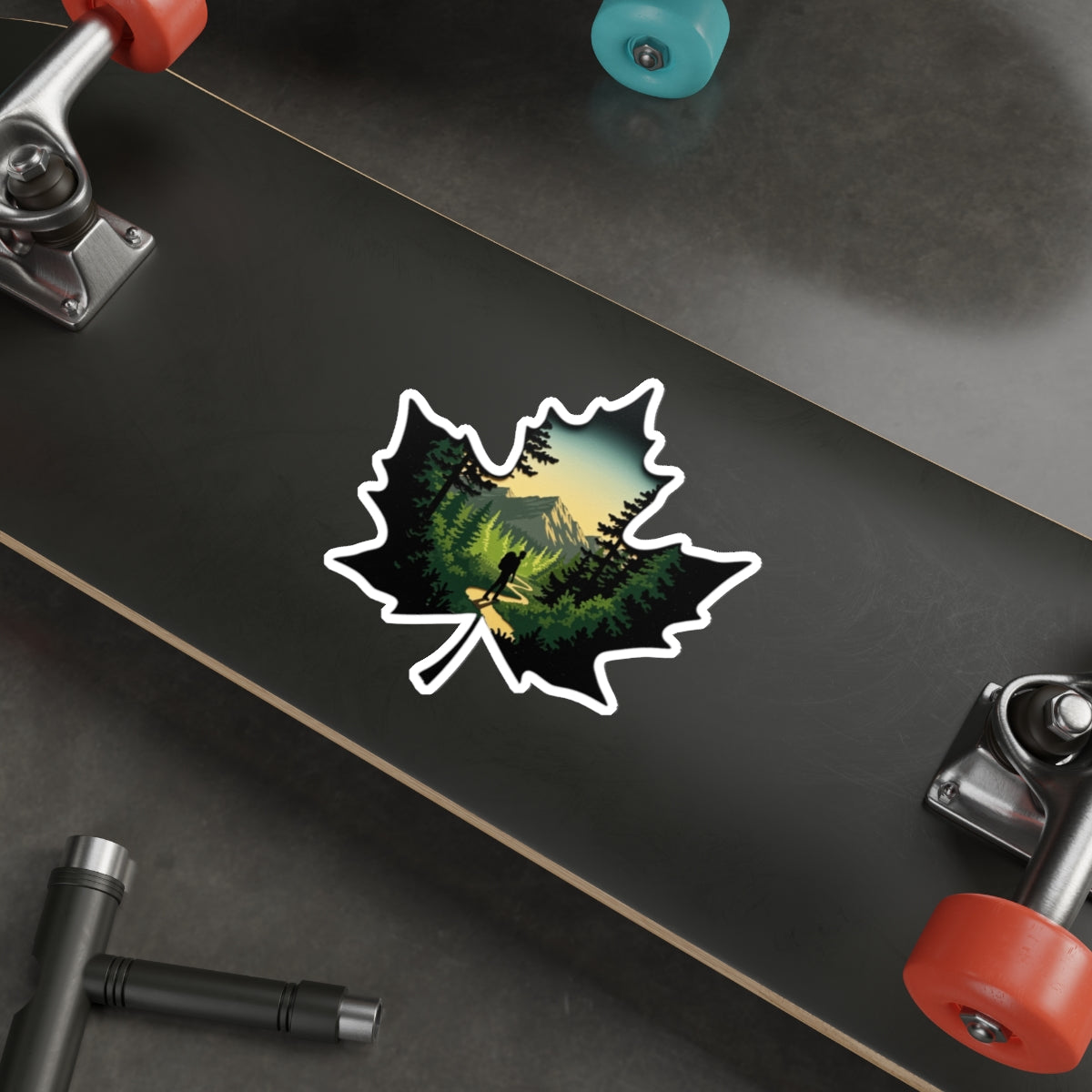 Maple Trail Die-Cut Sticker