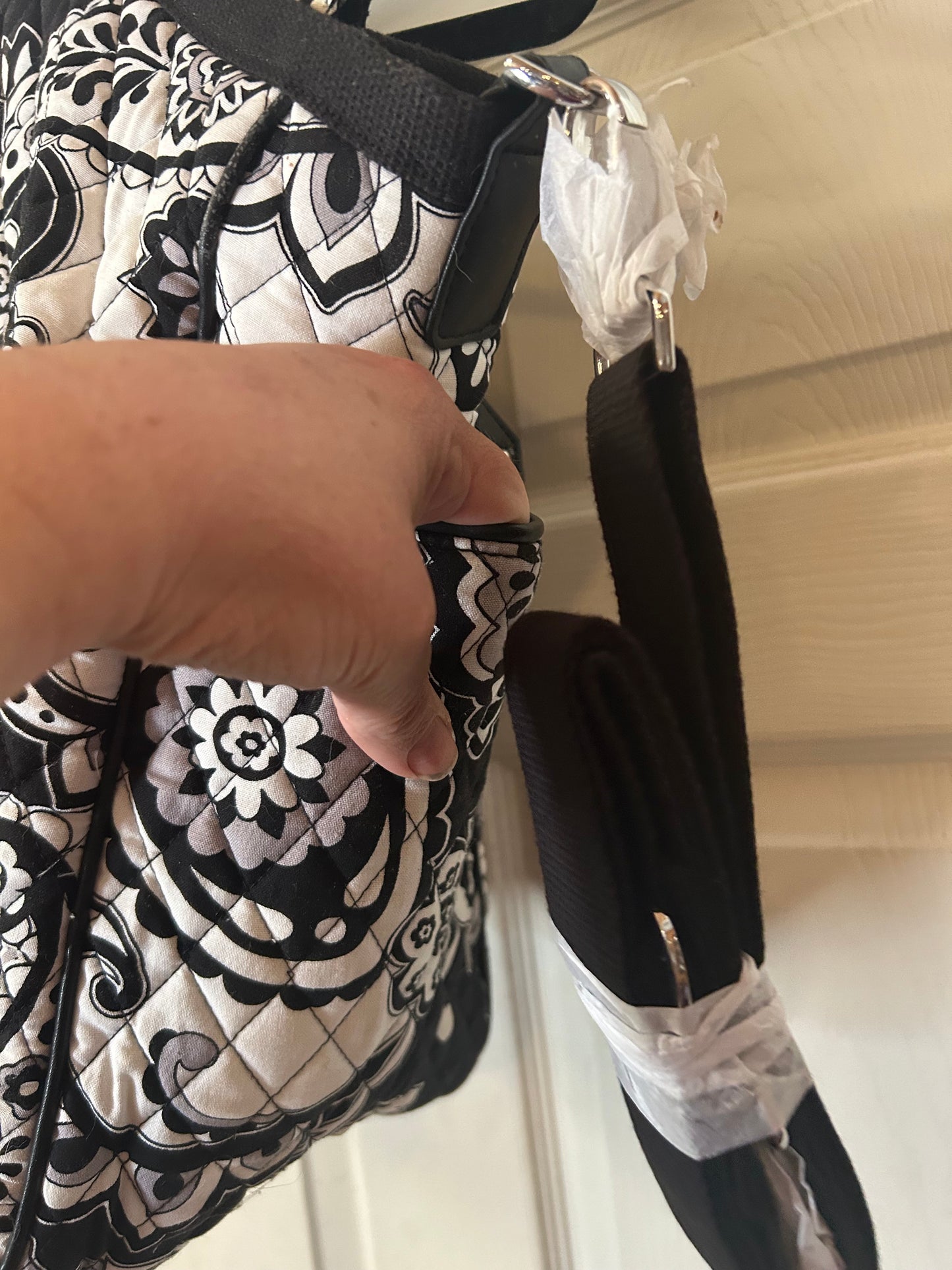 Vera Bradley Carryall Travel Bag in Midnight Paisley
