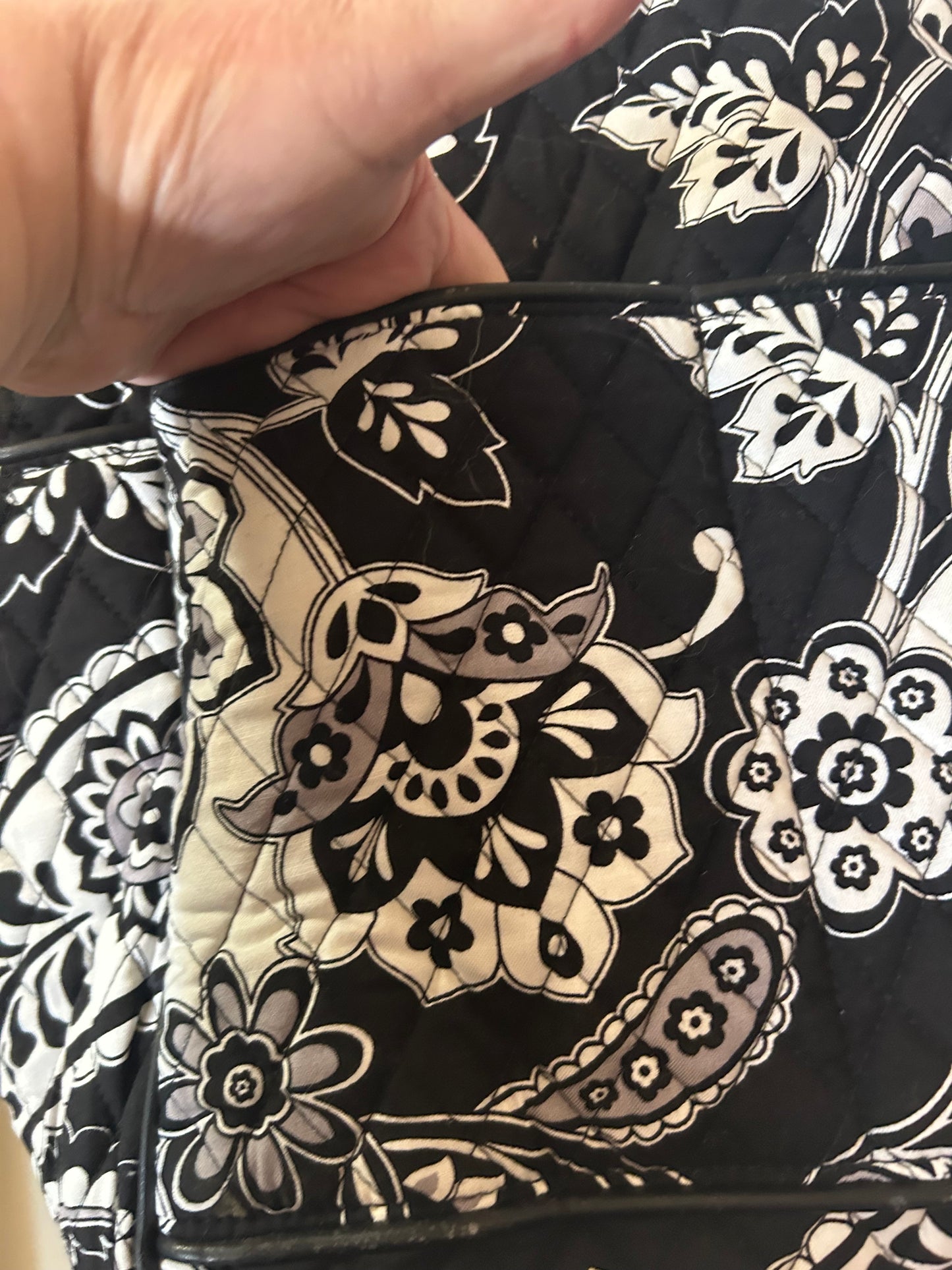 Vera Bradley Carryall Travel Bag in Midnight Paisley