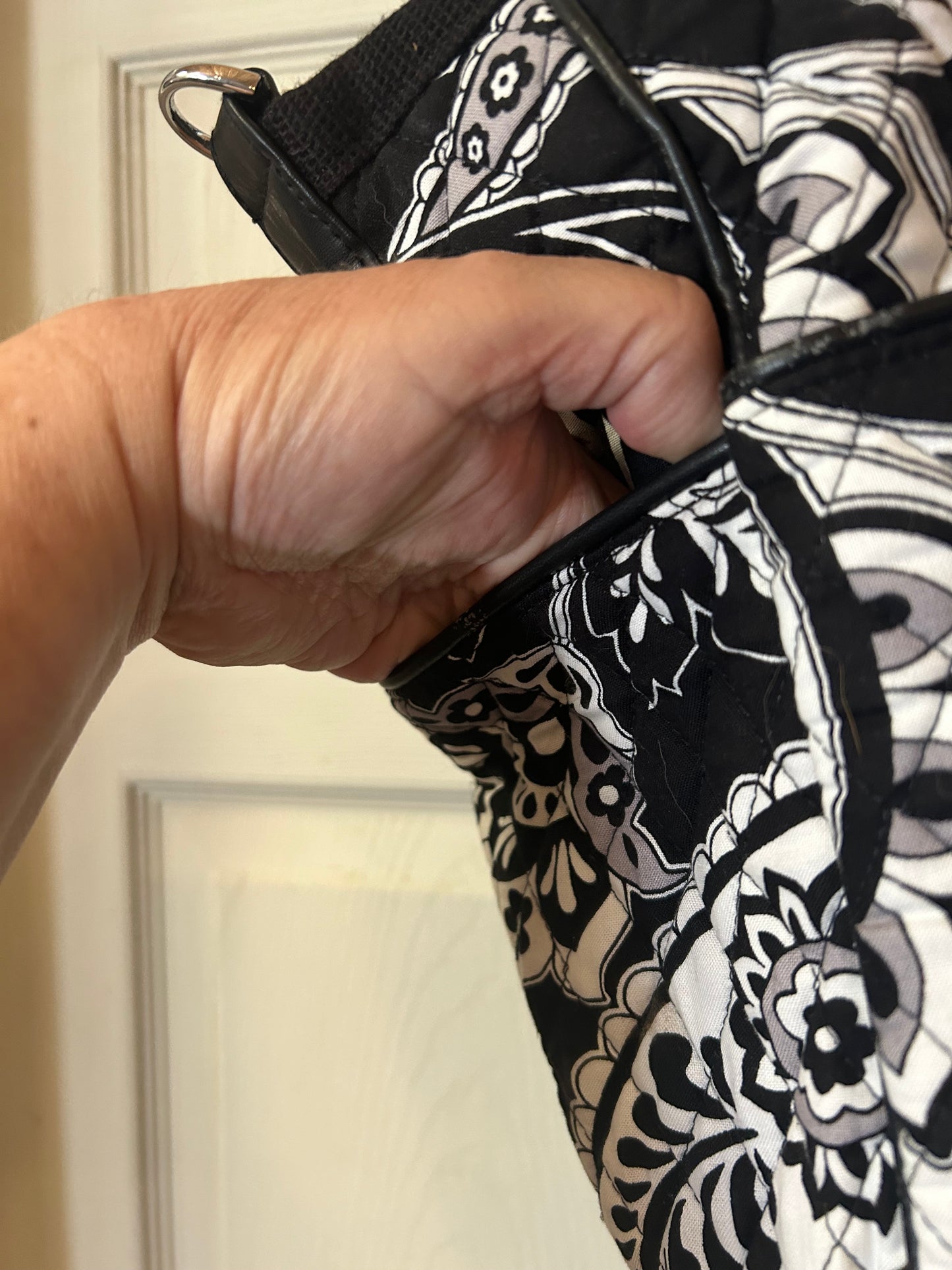 Vera Bradley Carryall Travel Bag in Midnight Paisley