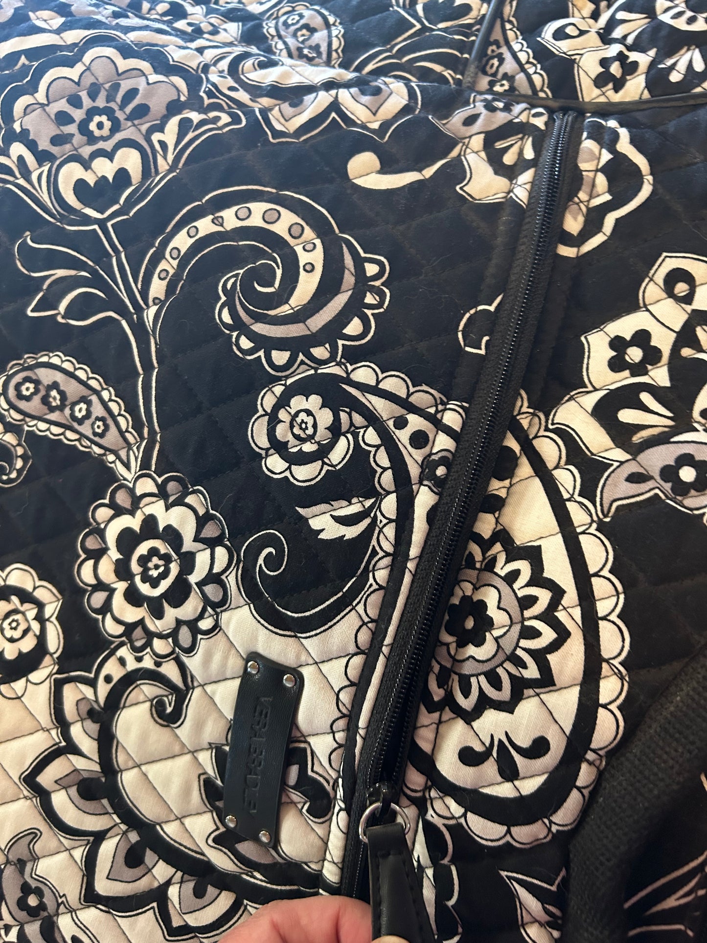 Vera Bradley Carryall Travel Bag in Midnight Paisley