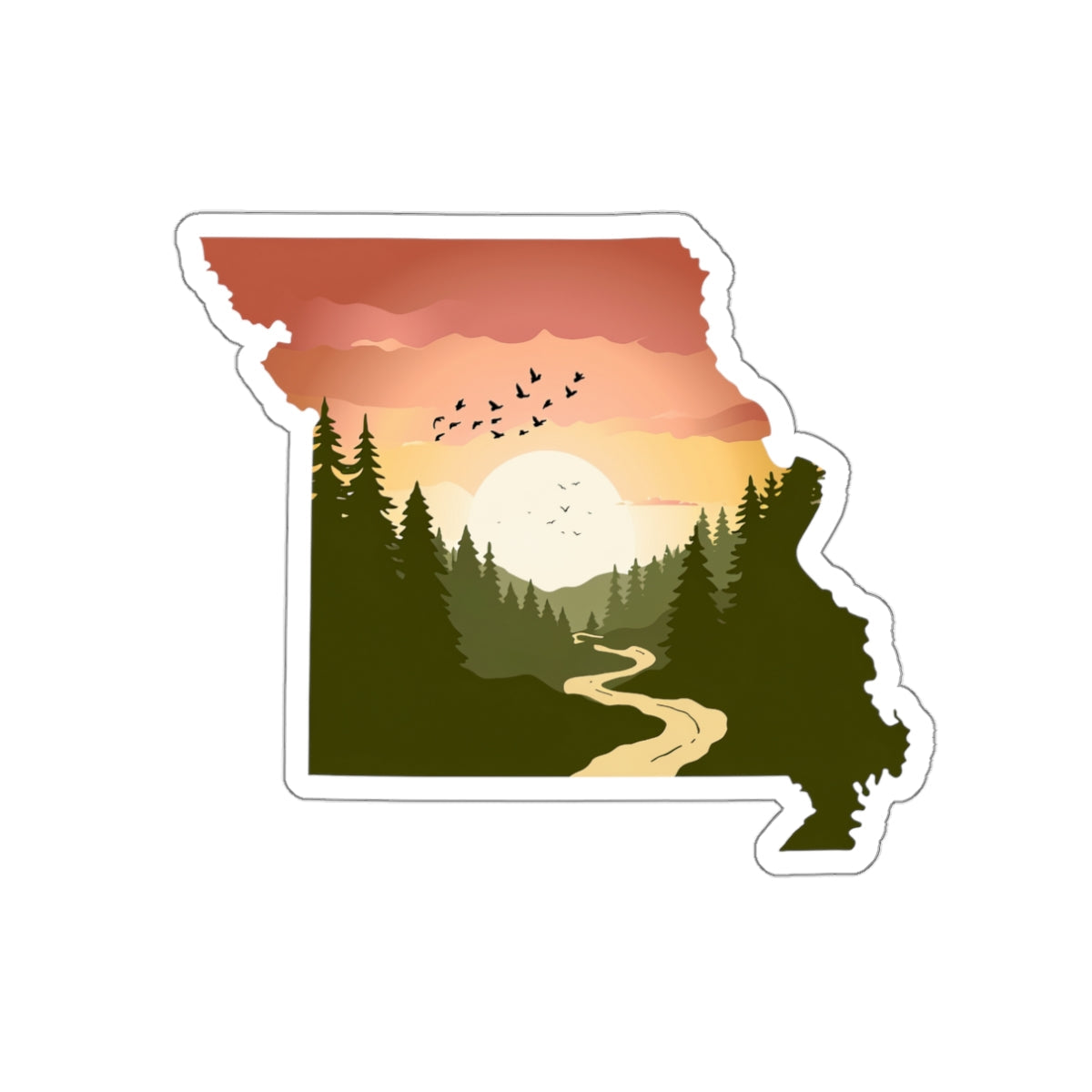 Missouri Wilderness Die-Cut Sticker
