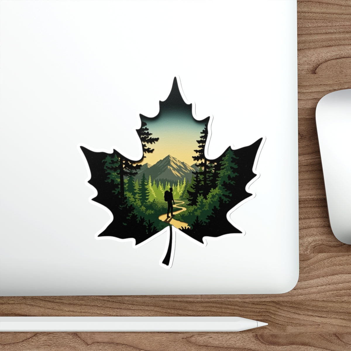 Maple Trail Die-Cut Sticker