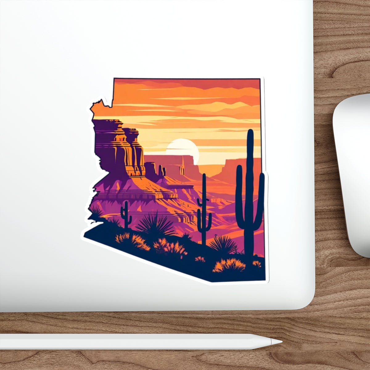 Desert Glow Die-Cut Sticker