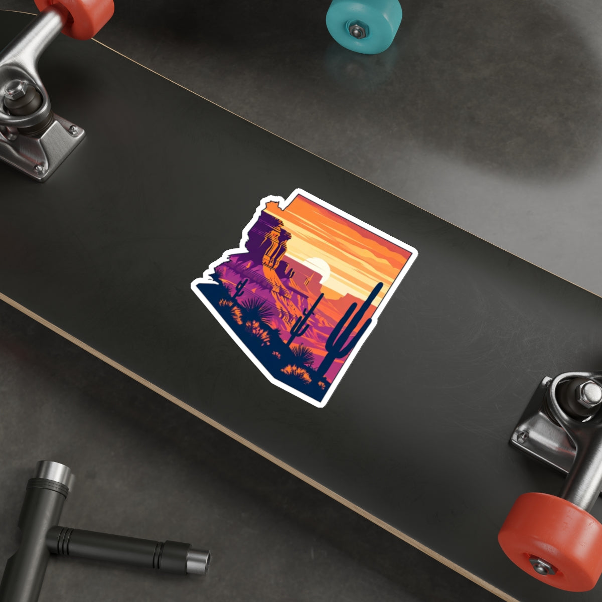 Desert Glow Die-Cut Sticker