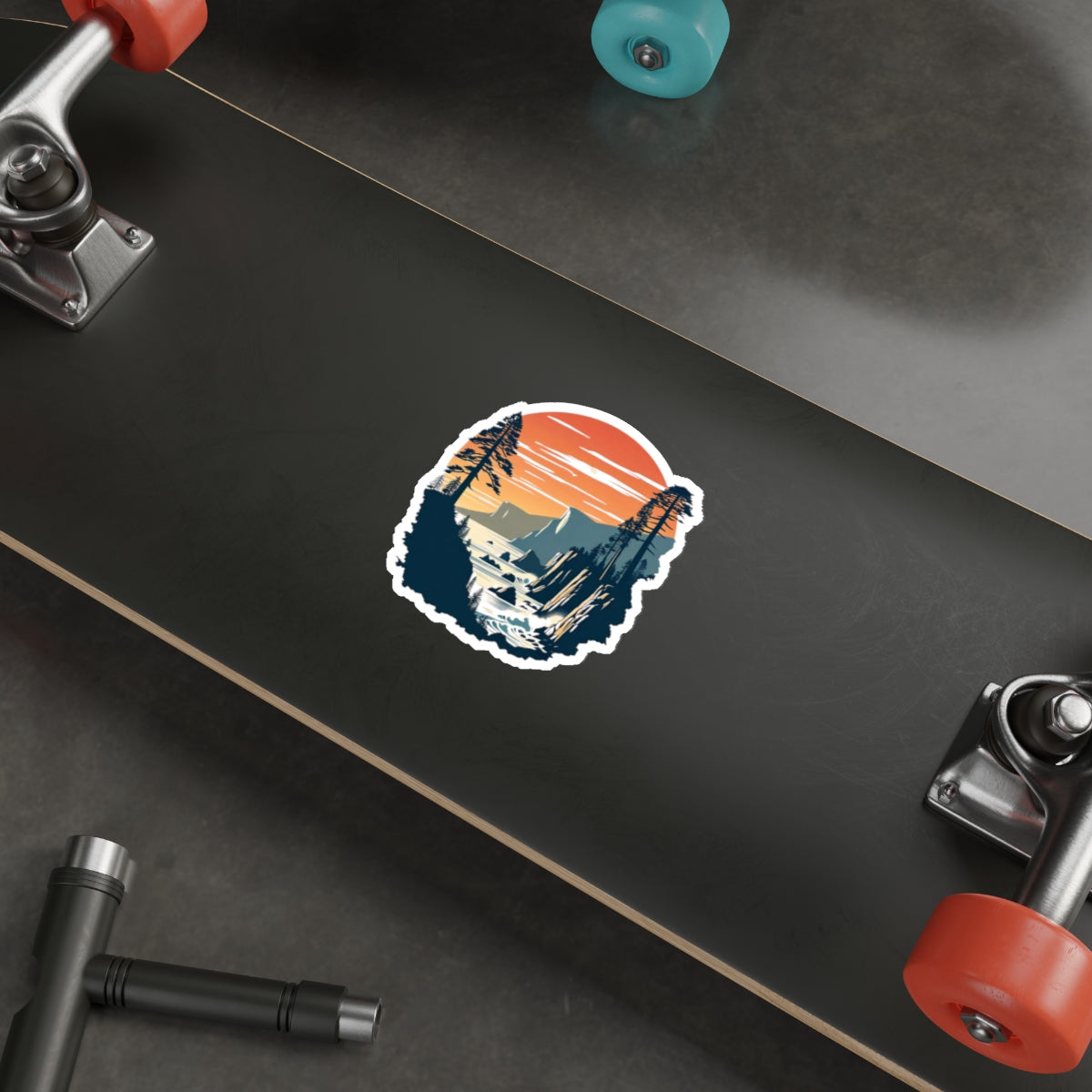 Pacific Cliffs Die-Cut Sticker