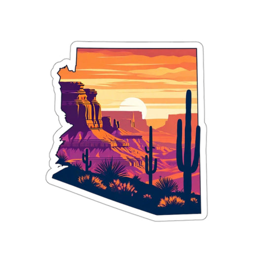 Desert Glow Die-Cut Sticker