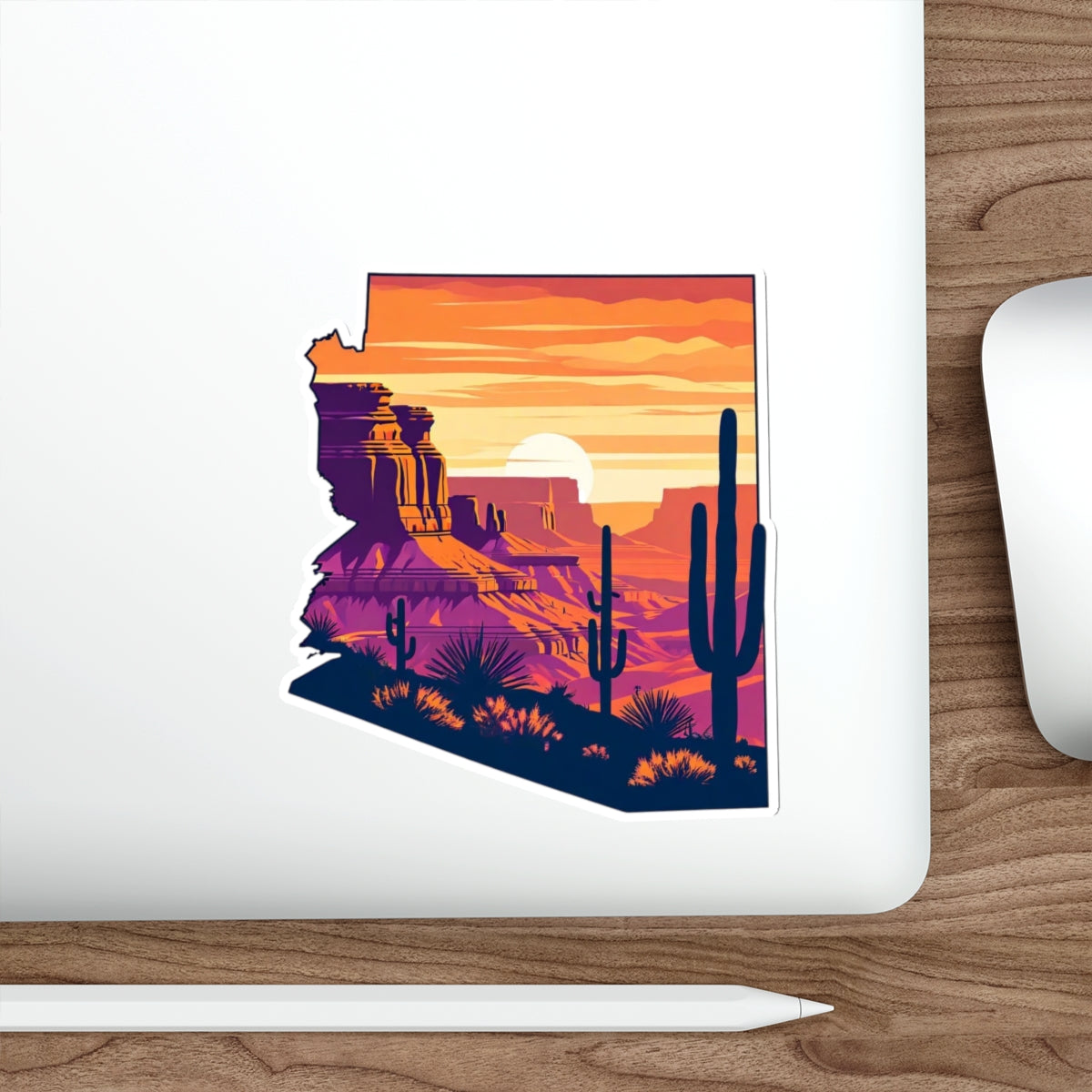 Desert Glow Die-Cut Sticker