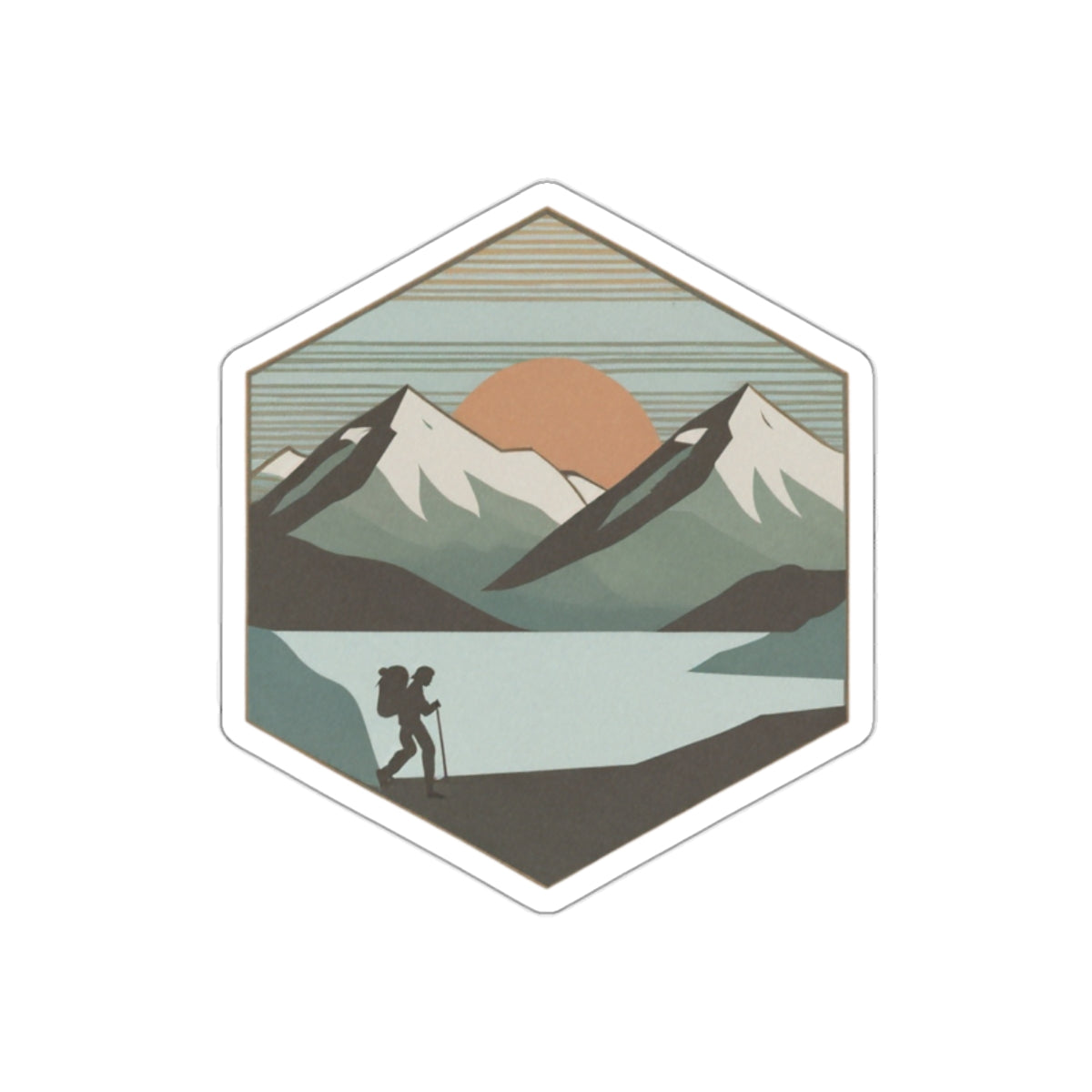 Sticker Hrizon Horizon Hike Die-Cut Sticker – Columbia Gorge Thrift