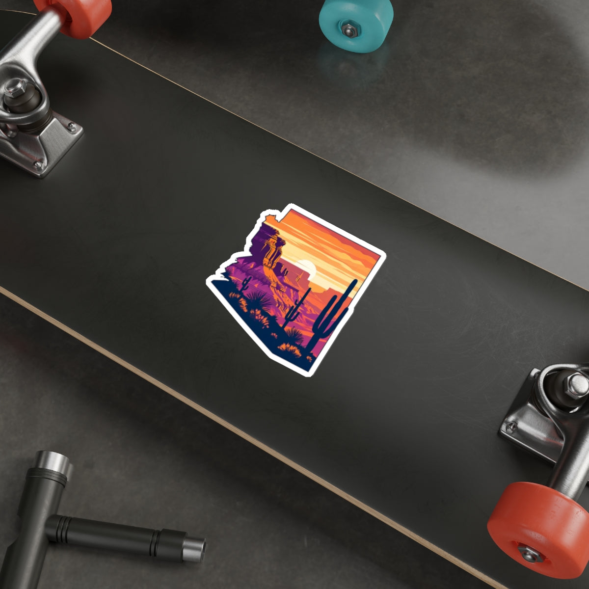 Desert Glow Die-Cut Sticker