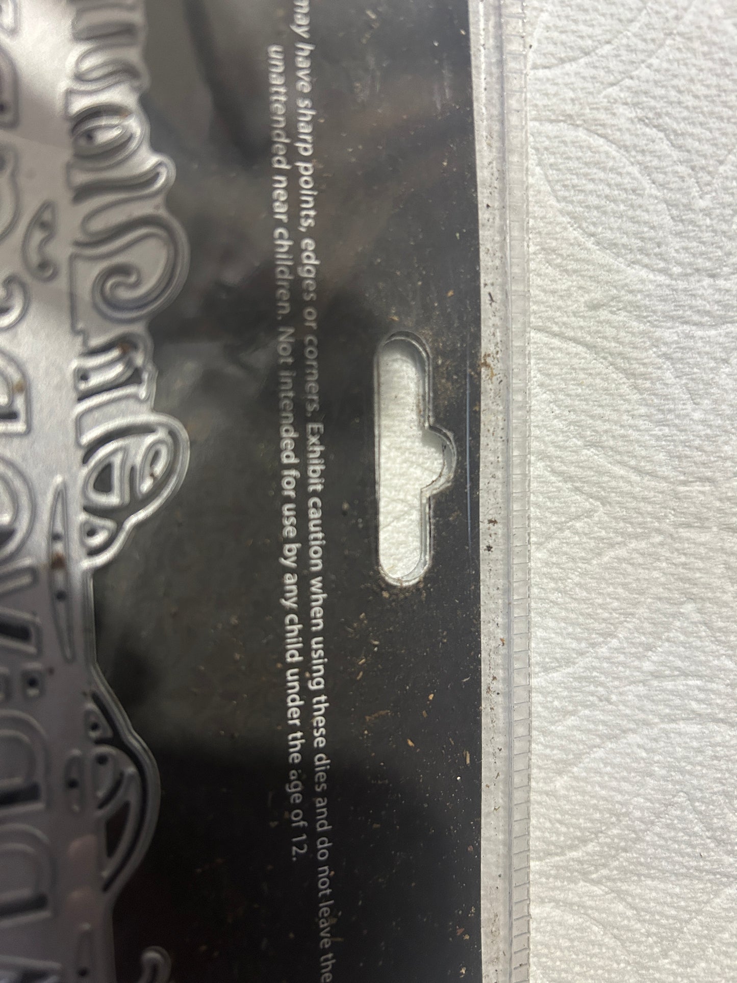 Die'sire Metal Die "On Your Anniversary" Free Shipping