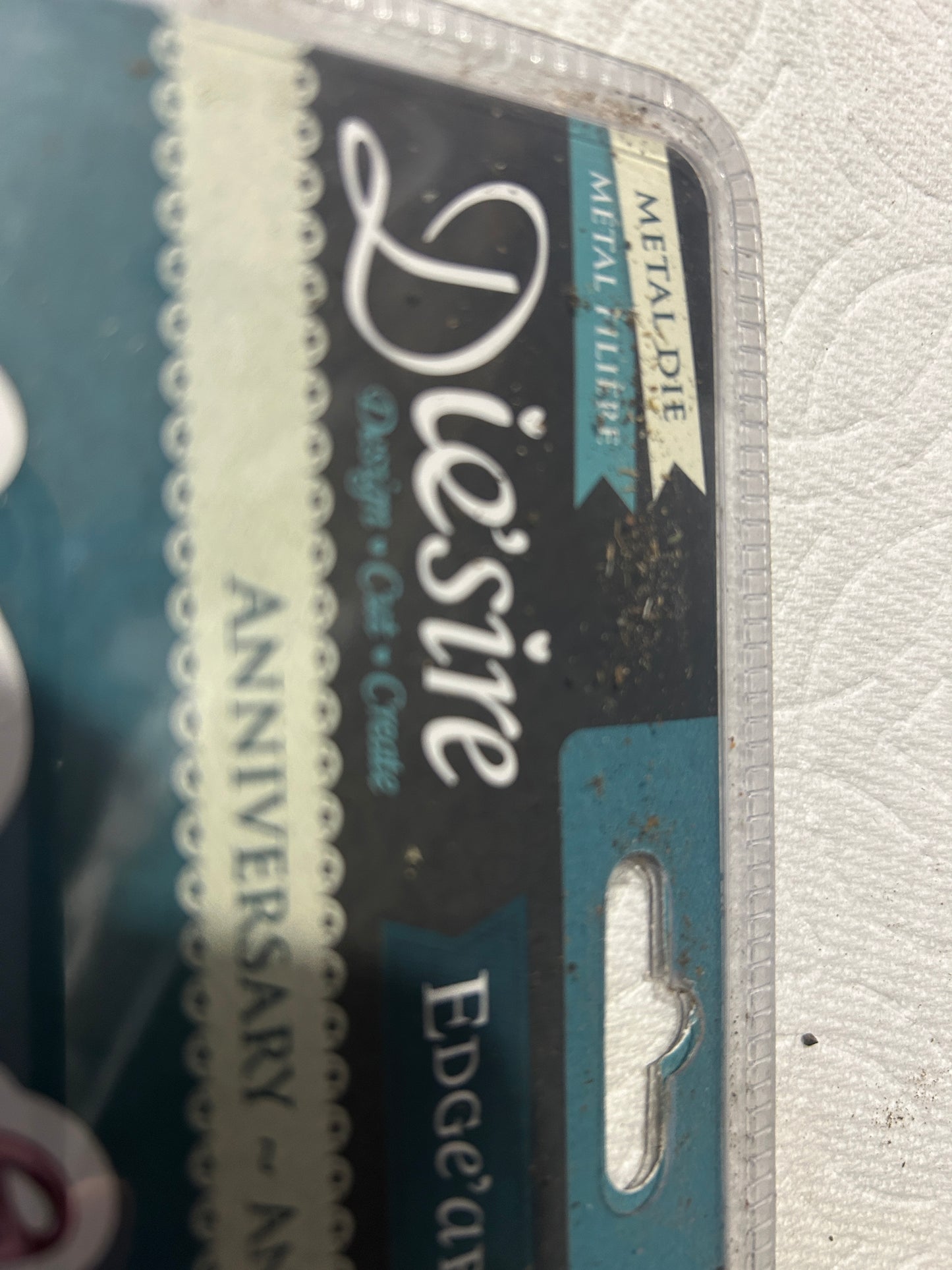 Die'sire Metal Die "On Your Anniversary" Free Shipping