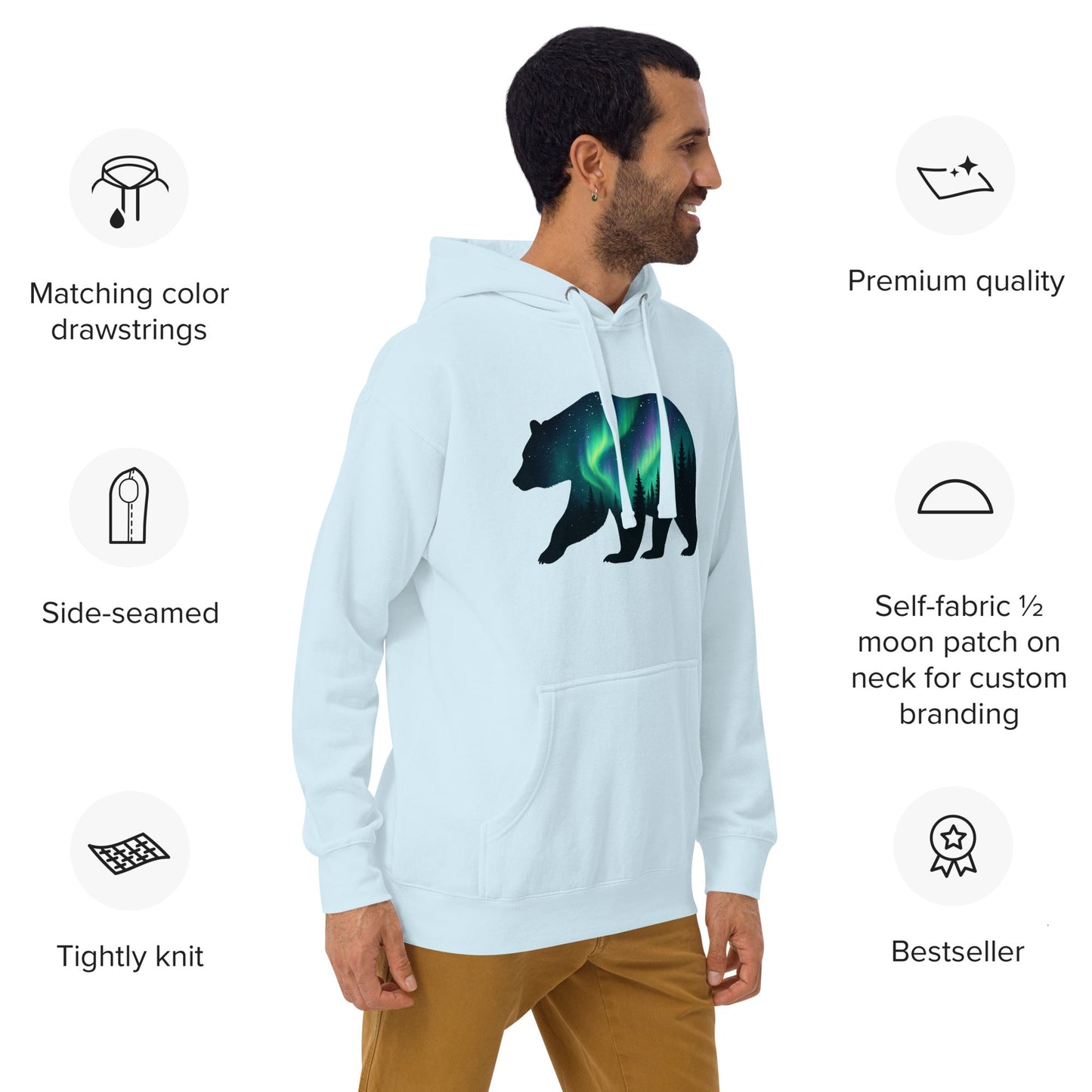 Aurora Bear Hoodie (M2580)